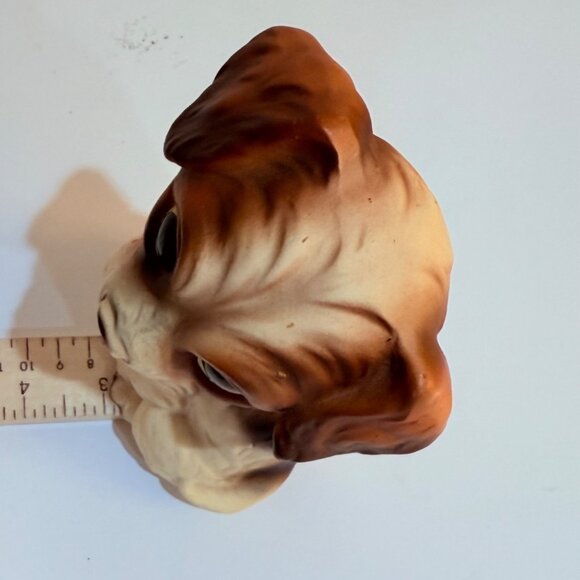 Kawaii Big Eye Puppy Figurine Ceramic Terrier Dog VTG 1970s Homco Collectible - Picture 10 of 12